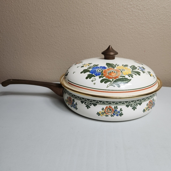 VTG Asta Enamelware by Fissler-1851 Series-Set of 5-Dutch Oven/Pot/Pan & Lids - Picture 11 of 16